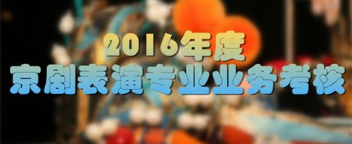 男生和女生靠逼的网站国家京剧院2016年度京剧表演专业业务考...